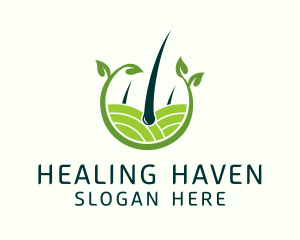 Treatment - Herbal Hair Treatment logo design