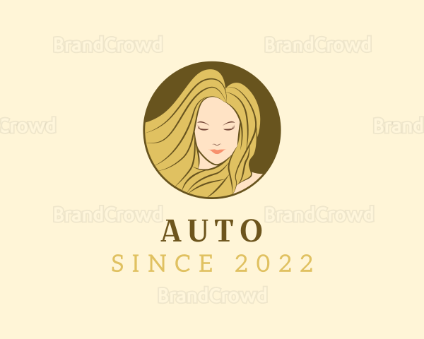 Woman Beauty Hair Salon Logo