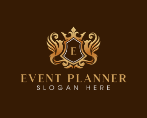 Wealth - Phoenix Elegant Crown logo design