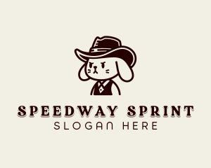 Cowboy Hat Bunny Logo