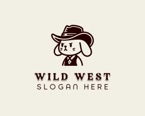 Cowboy Hat Bunny logo design