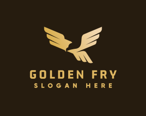 Golden Flying Eagle logo design