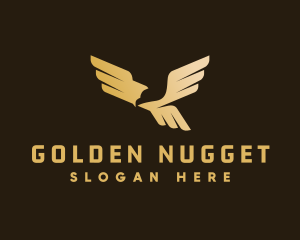 Golden Flying Eagle logo design