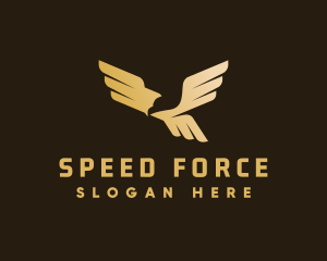 Golden Flying Eagle logo design