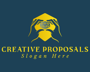 Proposal - Diamond Jewel Hands logo design