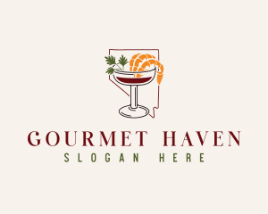 Nevada Shrimp Cocktail logo design