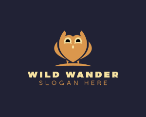 Wild Kiddie Owl logo design