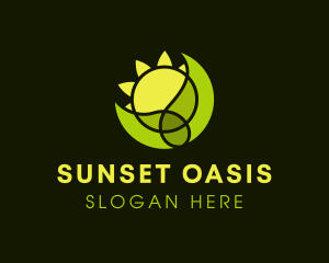 Sunrise Plant Farm logo design