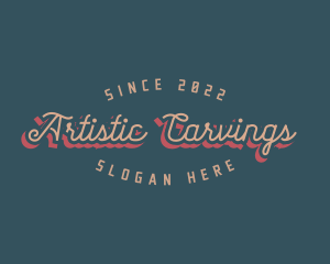 Artistic Retro Style logo design