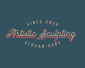 Artistic Retro Style logo design