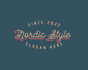 Artistic Retro Style logo design