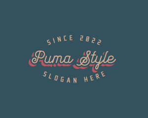 Artistic Retro Style logo design