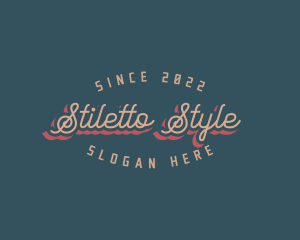 Artistic Retro Style logo design