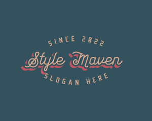 Artistic Retro Style logo design