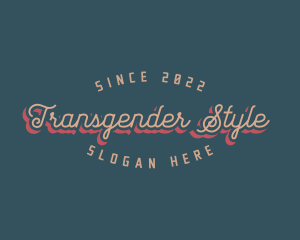 Artistic Retro Style logo design