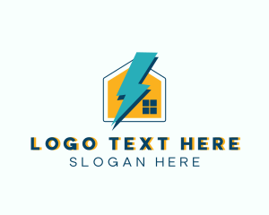 Electrician - Electric Bolt Power Supply logo design