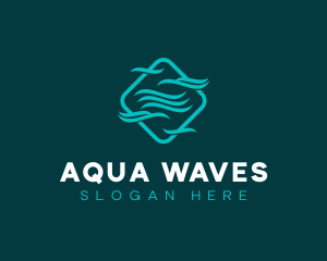 Waves - Digital Technology Waves logo design