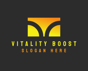 Vitality - Sun Business Company logo design
