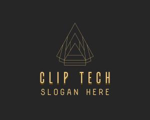 Pyramid Tech Developer logo design