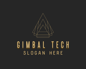 Pyramid Tech Developer logo design