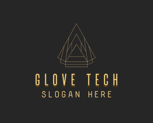 Pyramid Tech Developer logo design