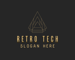 Pyramid Tech Developer logo design