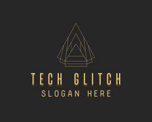 Pyramid Tech Developer logo design