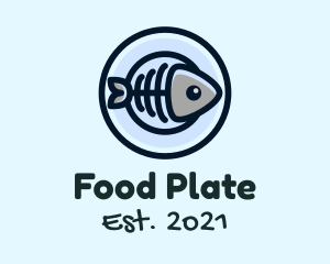 Plate - Fishbone Plate logo design