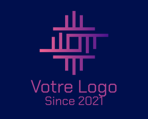 Digital Network Circuitry  logo design
