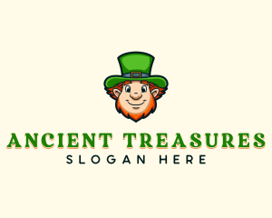 Irish Leprechaun Mascot logo design