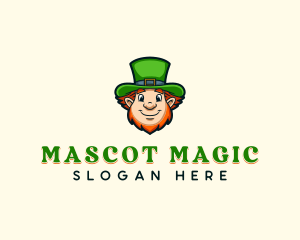 Irish Leprechaun Mascot logo design