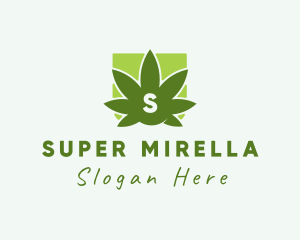Herbal - Organic Weed Leaf logo design