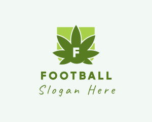 Smoke - Organic Weed Leaf logo design