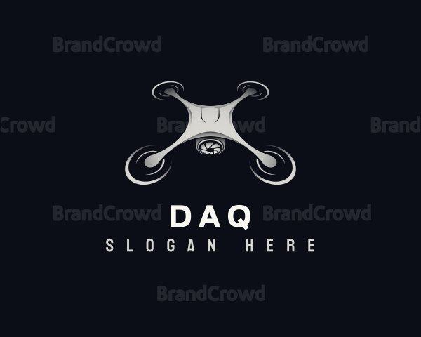 Drone Quadcopter Photography Logo