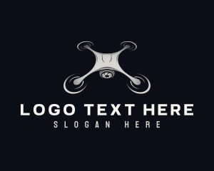 Visual - Drone Quadcopter Photography logo design