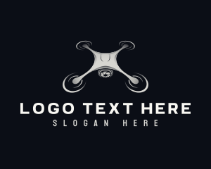 Video - Drone Quadcopter Photography logo design