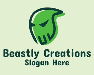 Monster - Green Ghost Monster logo design