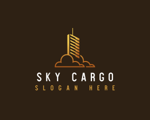 Skyscraper Building Tower logo design