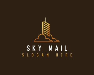 Skyscraper Building Tower logo design