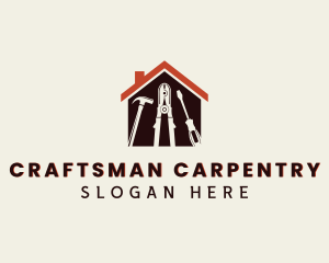 Carpenter - Carpenter Builder Tools logo design