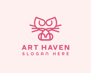 Kitty Cat Kitten logo design