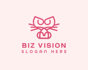 Kitty Cat Kitten logo design