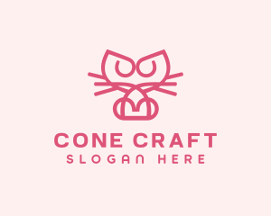 Kitty Cat Kitten logo design