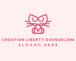 Kitty Cat Kitten logo design