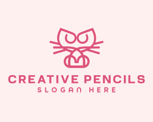 Kitty Cat Kitten logo design