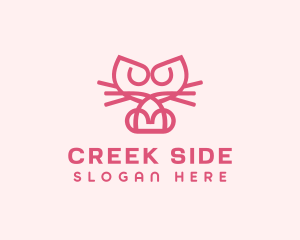 Kitty Cat Kitten logo design