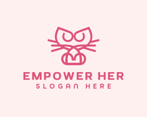 Kitty Cat Kitten logo design