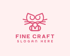 Kitty Cat Kitten logo design