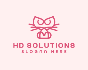 Kitty Cat Kitten logo design