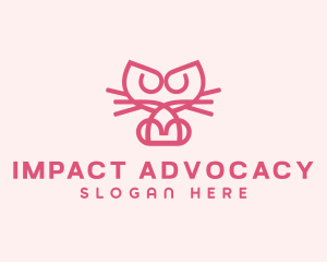 Kitty Cat Kitten logo design